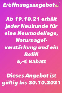 Eröffnungsangebot